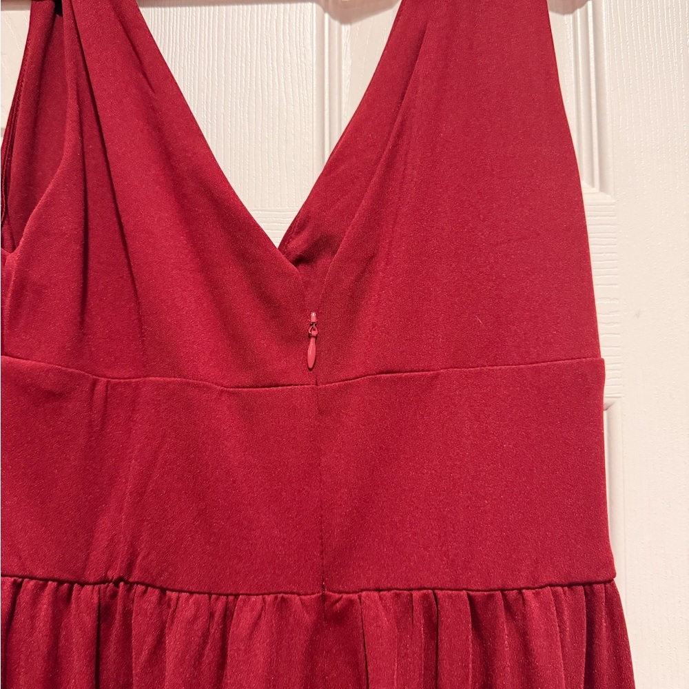 NWT Ever Pretty Deep Red Maxi Dress - Picture 5 of 5